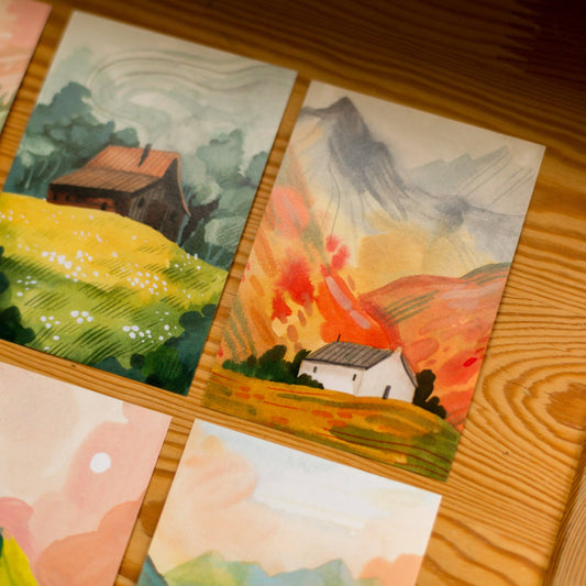 Pack de stickers  - Paysages | Wild Pencil Studio