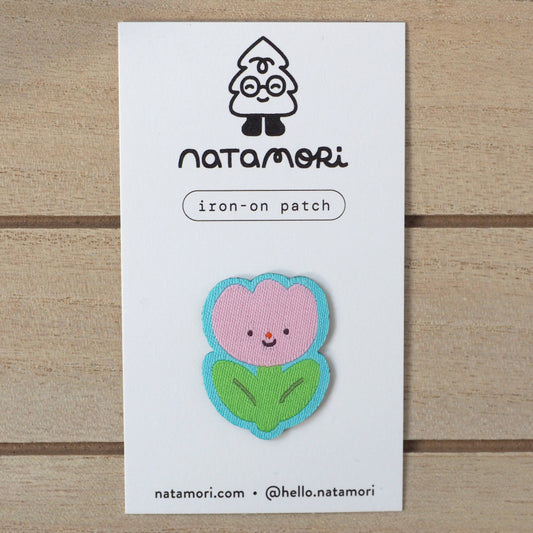 Fleur • écusson thermocollant