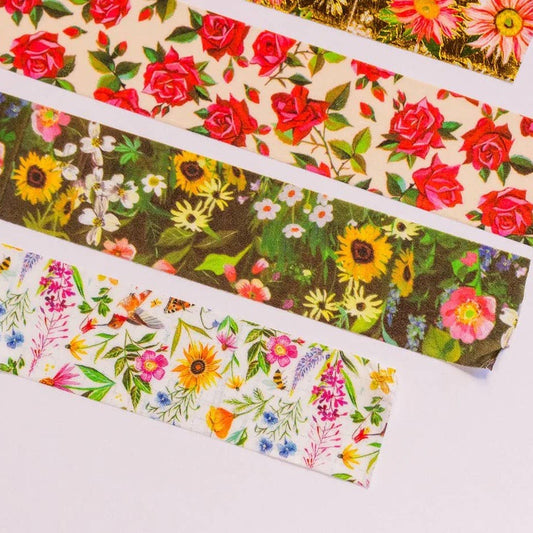 Katie Daisy – Set de 4 Washi Tapes Floral