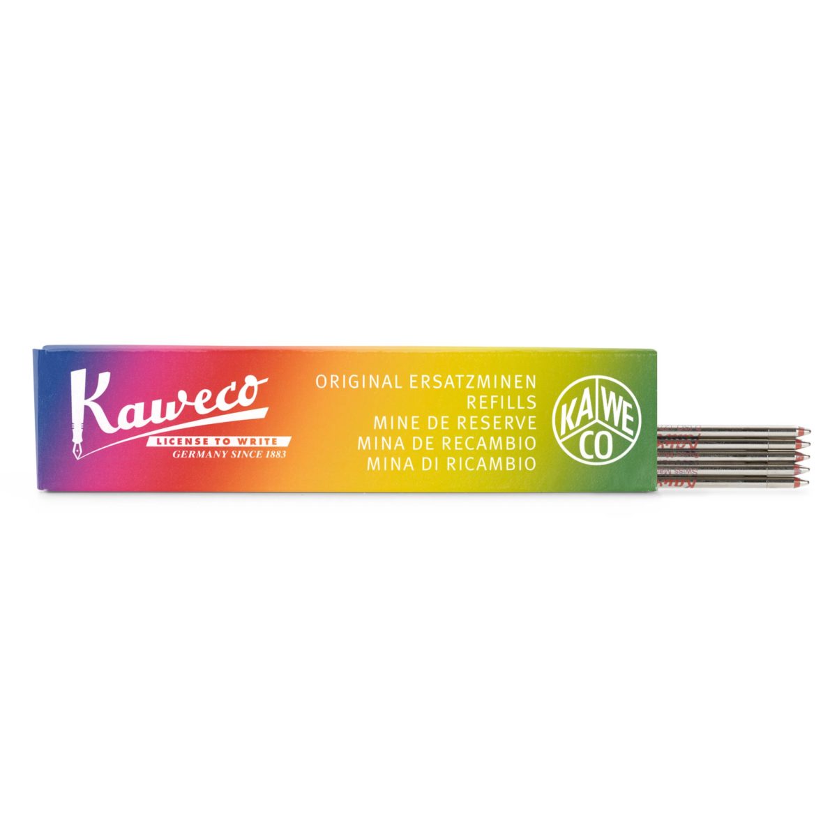 kaweco-recharge-bille-d1-1-0-mm-coloris-au-choix vue 3