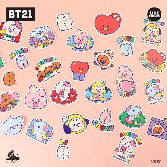 BT21 Line Kpop BTS Stickers Détails