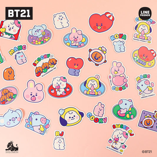 BT21 Line Kpop BTS Stickers Détails