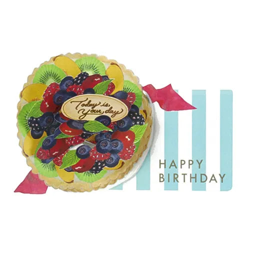 carte-anniversaire-pop-up-tarte-fruit vue 2