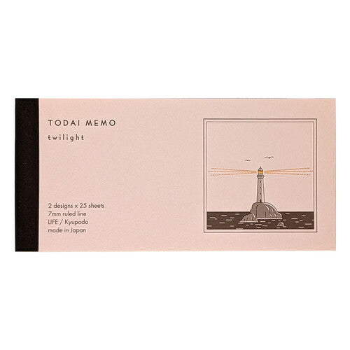 Bloc mémo Kupodo × Life Stationery – Lighthouse Memo Pad - 2 modèles dipo