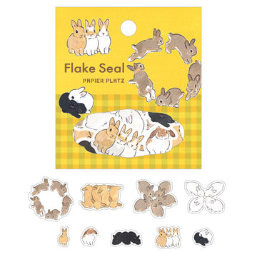 Flake stickers – Atsumaru Rabbit - Motif au choix
