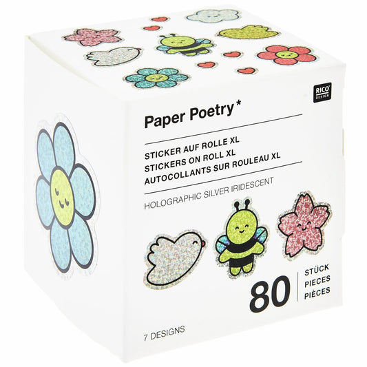 Paper Poetry – Stickers Chingu Printemps - Avec distributeur