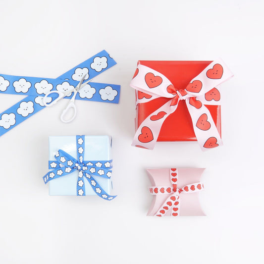 Paper Poetry – Ruban en taffetas Chingu - Largeur et motif au choix