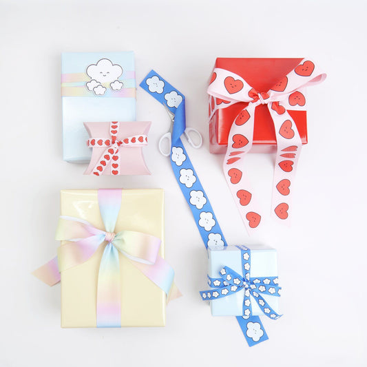 Paper Poetry – Ruban en taffetas Chingu - Largeur et motif au choix