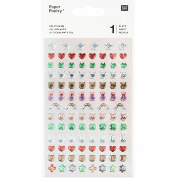 Paper Poetry – Autocollants Gel « Chingu »