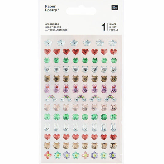 Paper Poetry – Autocollants Gel « Chingu »