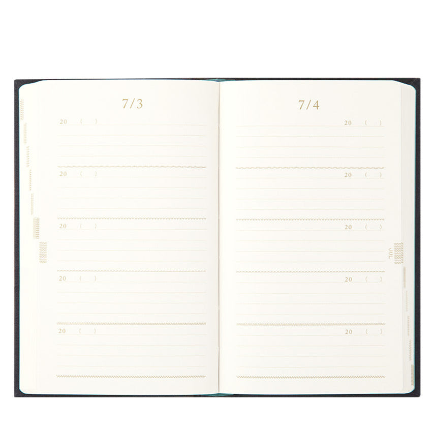agenda-5-ans-fleurs-brodees-midori vue 3