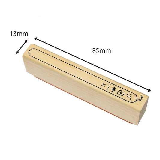 Tampon “Notebook Hanko Club” – Feelings, Search Bar & Door - Kodomo