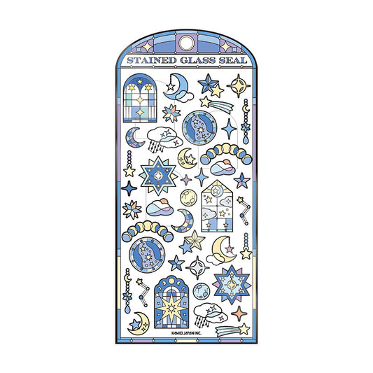 Stickers Vitrail – Dorure holographique noire