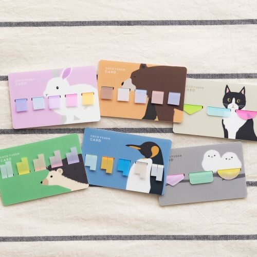 kanmido-coco-fusen-card-design-animals-edition-limitee vue 7