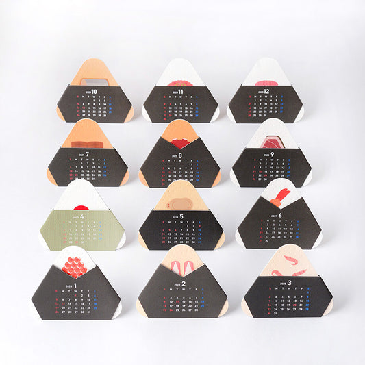 Calendrier à poser 2026 - Onigiri