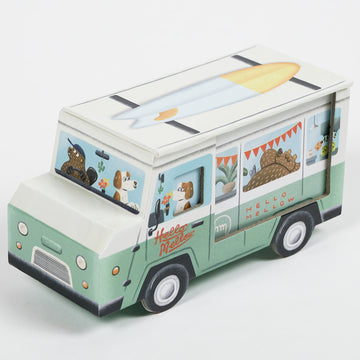 Calendrier 2026 en forme de van – Car Box Calendar / Camper