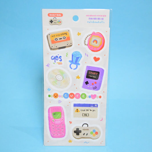 Stickers Quotidiens Childhood Memories – Rainbowholic x Tazdaunicorn