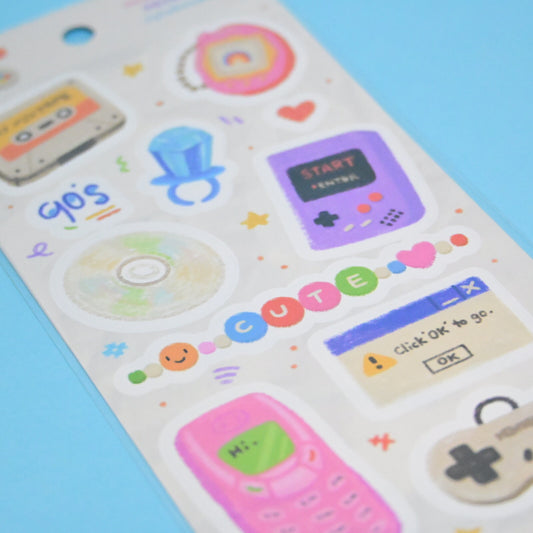 Stickers Quotidiens Childhood Memories – Rainbowholic x Tazdaunicorn