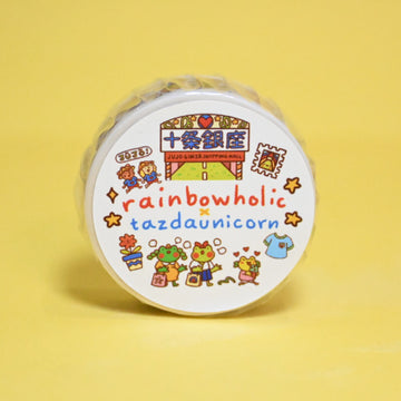 Masking Tape Rainbowholic x Tazdaunicorn – Jujo Ginza