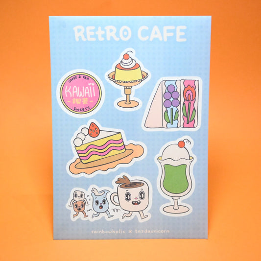 Masquing Stickers Retro Café & Bakery – Rainbowholic x Tazdaunicorn