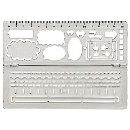 Template pour prises de notes – Pochoir & règle pliable 15 cm