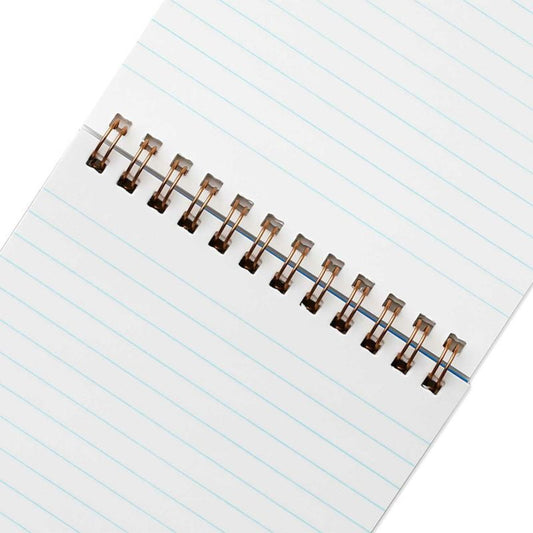 Bloc-notes Spirale vertical ligné B6