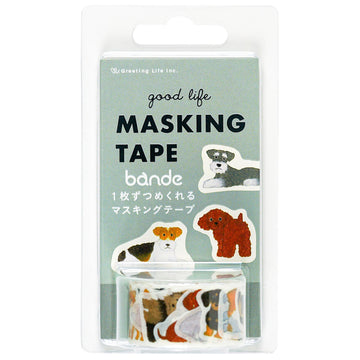 Masking tape découpé – Chiens ou Chats – Illustrations de Yusuke Yonezu