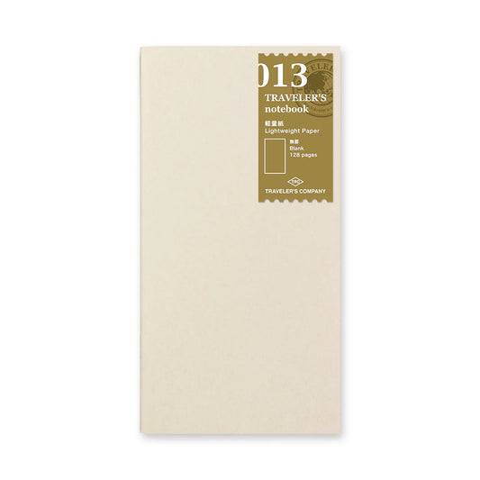 Recharge 013 – Carnet Papier Ultra-Léger