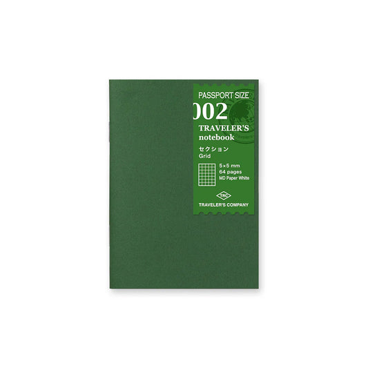 Recharge 002 – Carnet Quadrillé (Format Passeport)
