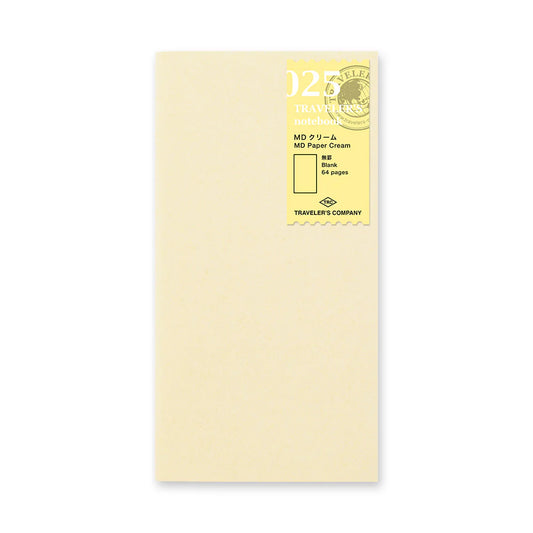 Recharge 025 – Carnet Papier Crème