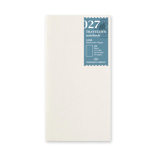 Recharge 027 – Carnet Papier Aquarelle