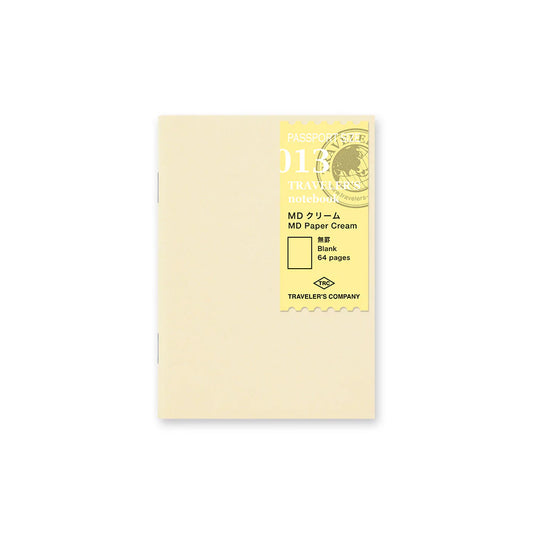 Recharge 013 – Carnet Papier Crème (Format Passeport)