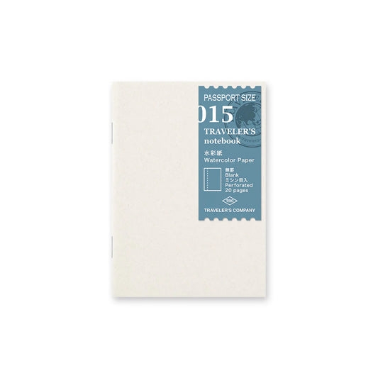 Recharge 015 – Carnet Papier Aquarelle (Format Passeport)