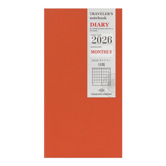 Recharge – Agenda mensuel 2026 Traveler's company