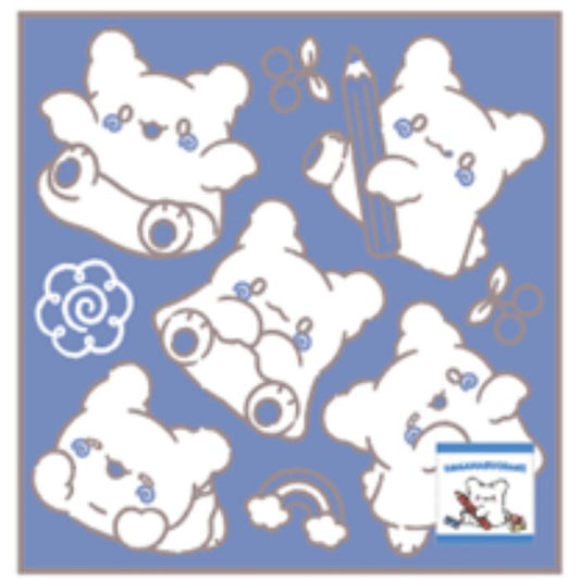 Mini serviette Sanrio Characters – Coloris au choix : Bleu, Jaune ou Rouge