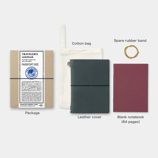 TRAVELER’S notebook – Format Passeport - Bleu