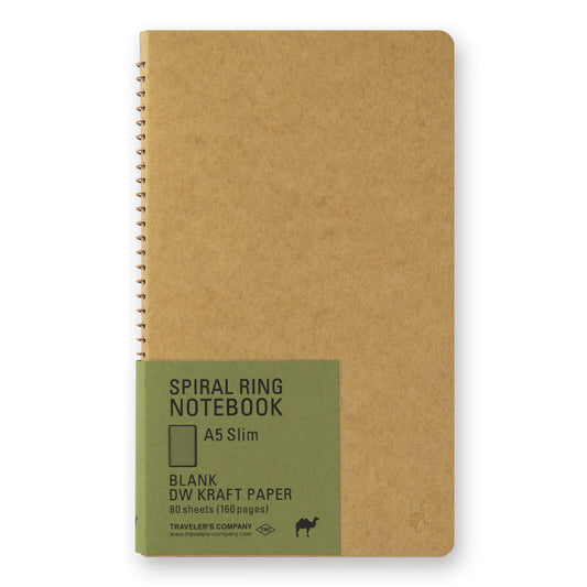 Spiral ring notebook - A5 - DW Kraft - Chameau