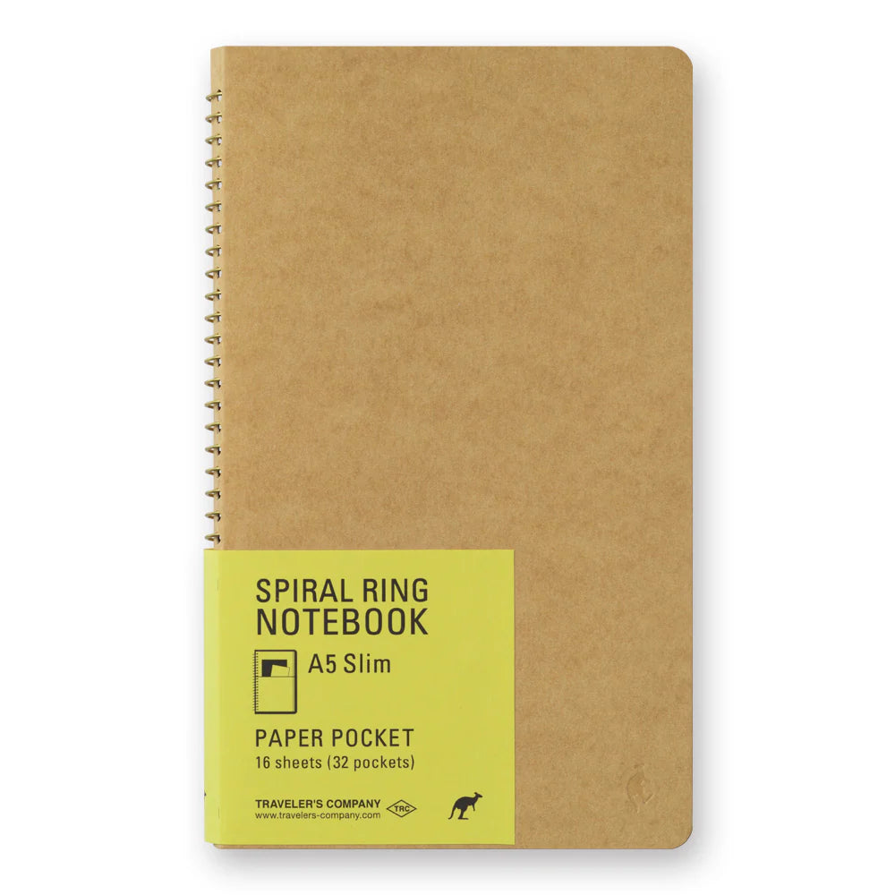 spiral-ring-notebook-a5-paper-pocket vue 1