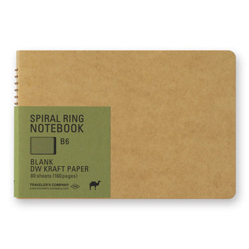 Spiral ring notebook - B6 - DW Kraft - Chameau