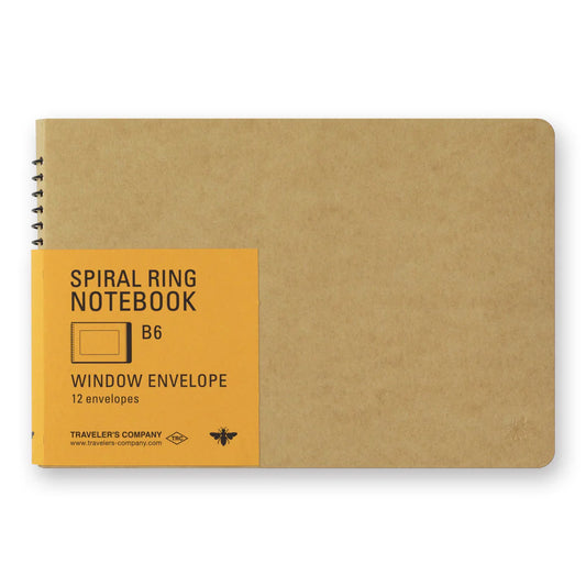 Spiral ring notebook - B6 - Window envelop - Abeille