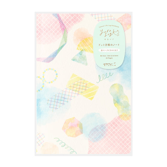 Carnet dot illustré B6 Aquarelle - Yuru Journal – Midori