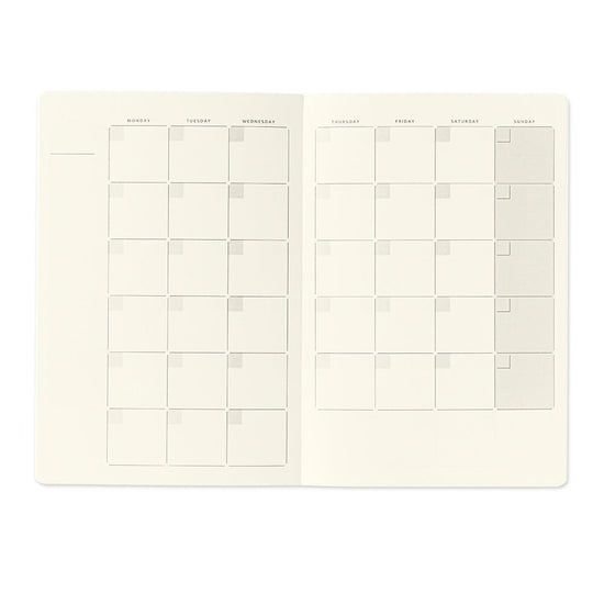 Carnet mensuel Yuru Journal – Midori pages