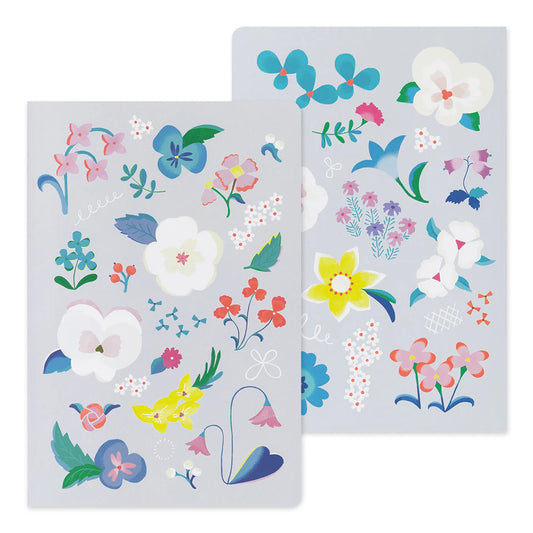 Carnet Dot illustré Yuru Log – Fleurs – Midori