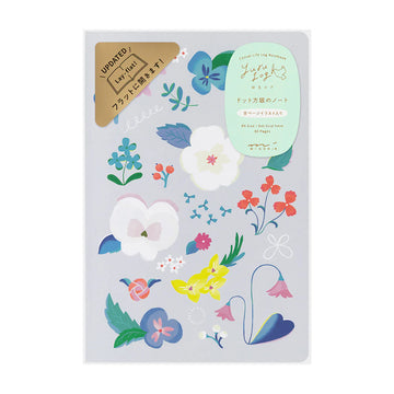 Carnet Dot illustré Yuru Log – Fleurs – Midori