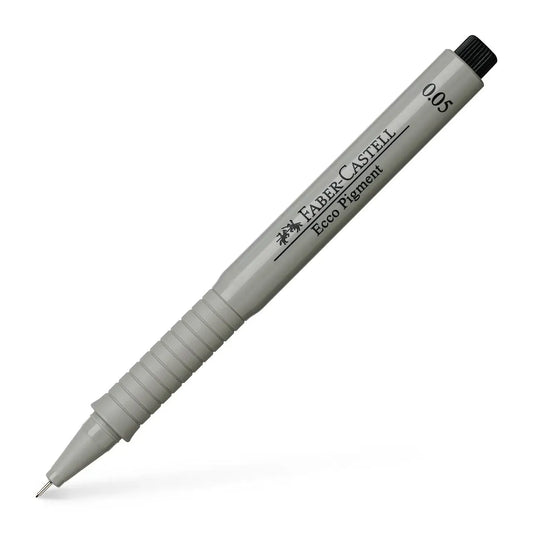 Feutre fin Ecco Pigment – Noir – Faber-Castell (de 0,05 mm à 0,8 mm)