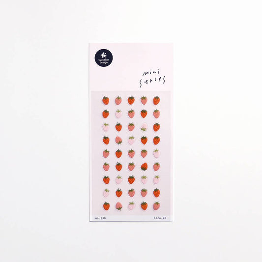 Stickers Fraises Suatelier Design