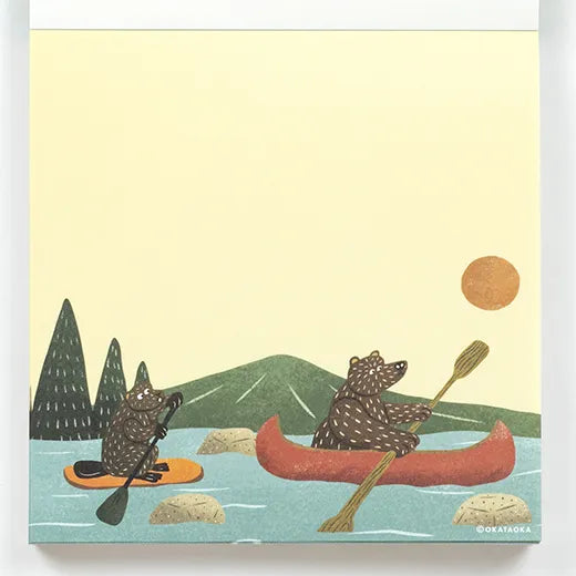 Bloc mémo, papier certifié, Collection Okataoka 1
