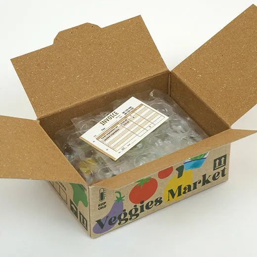 Mini carton stickers - Légumes du marché
