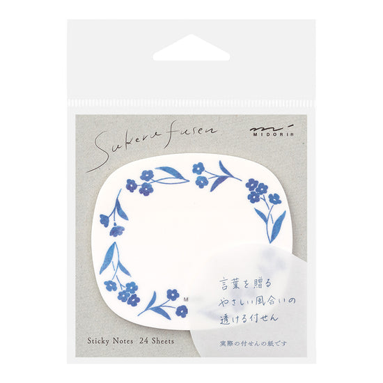 sticky-notes-fleurs-bleues vue 6