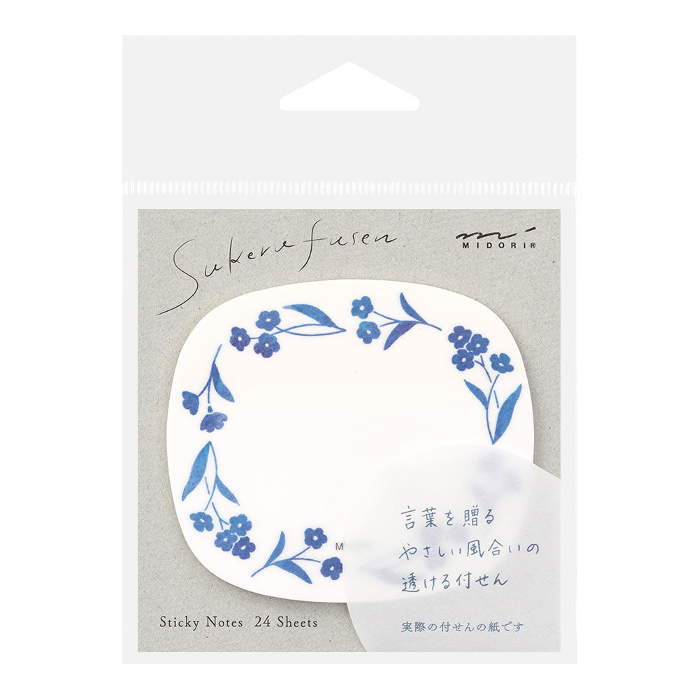 sticky-notes-fleurs-bleues vue 6